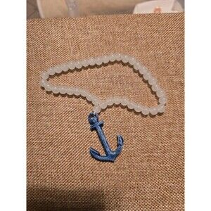 Home accent sailor anchor with beads